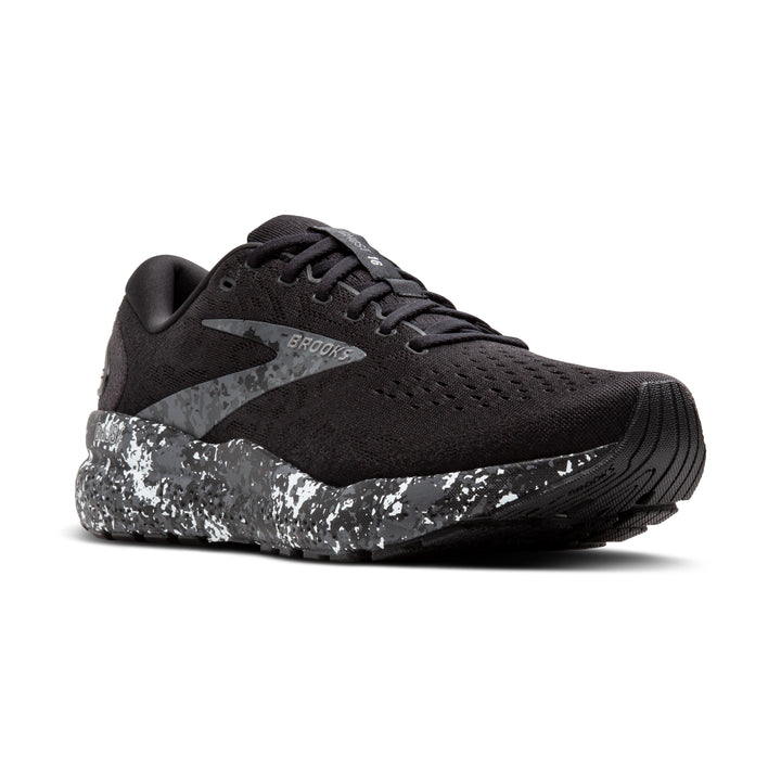 Men's Brooks Ghost 16 Color: Black / Iron / Lava 1