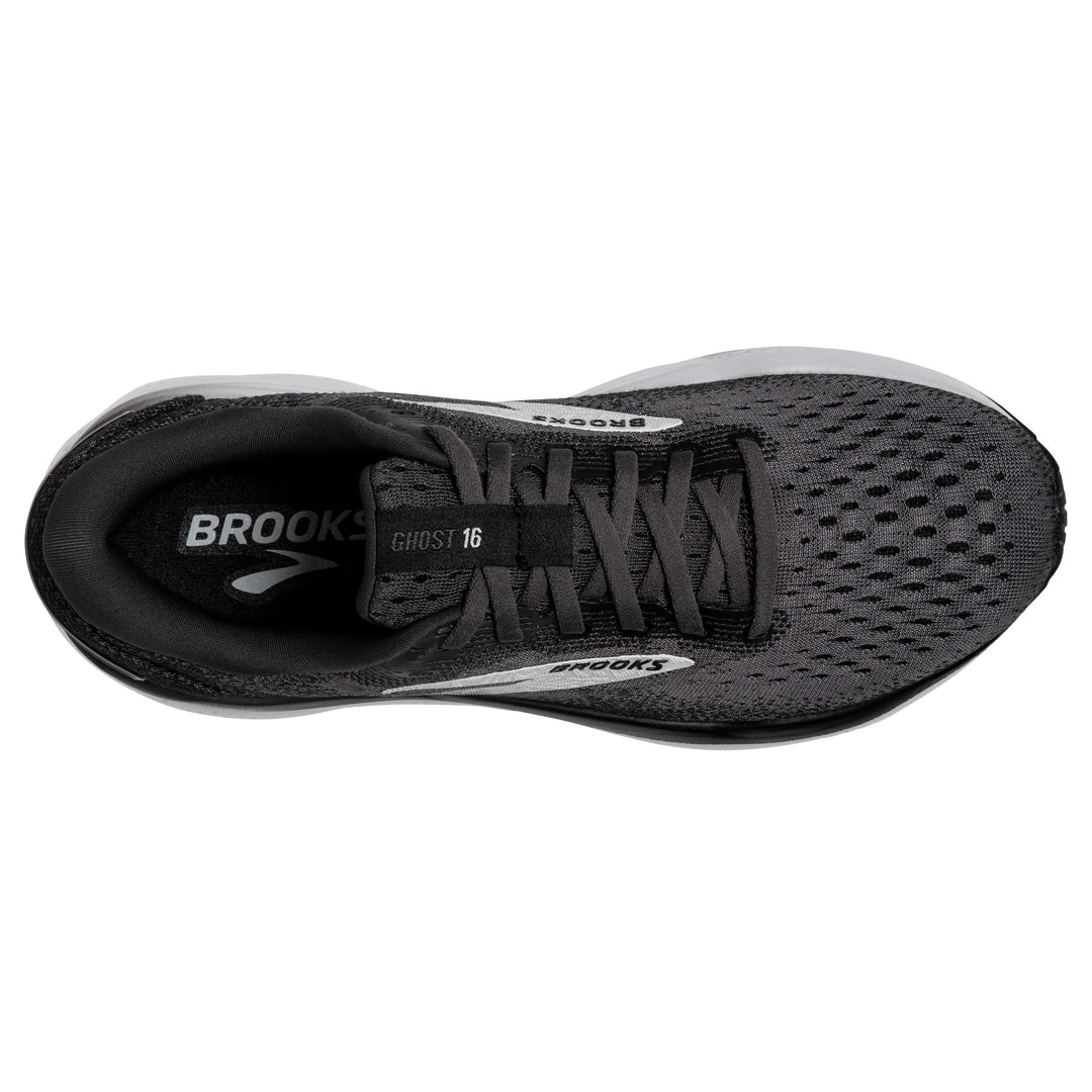 Men's Brooks Ghost 16 Color: Black / Grey / White 5