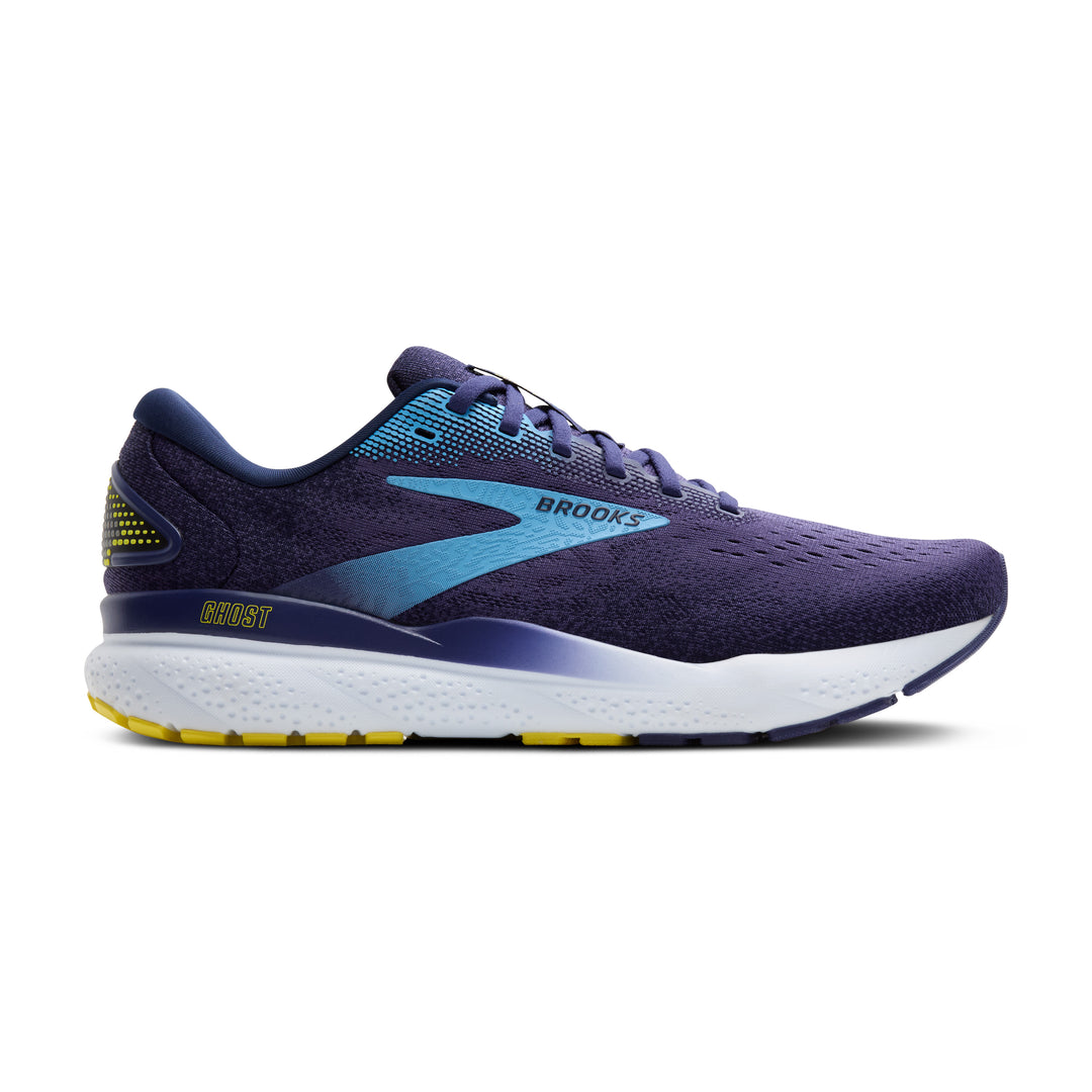 Men's Brooks Ghost 16 Color: Blue / Blue / Yellow 2