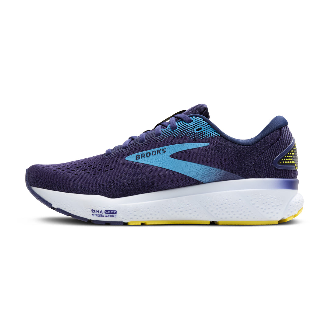 Men's Brooks Ghost 16 Color: Blue / Blue / Yellow 4