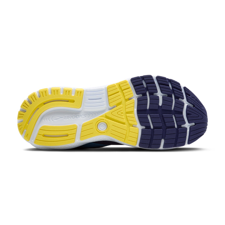 Men's Brooks Ghost 16 Color: Blue / Blue / Yellow