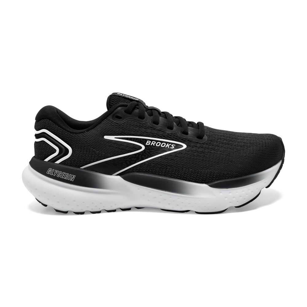 Men's Brooks Glycerin 21 Color: Black/Grey/White 2