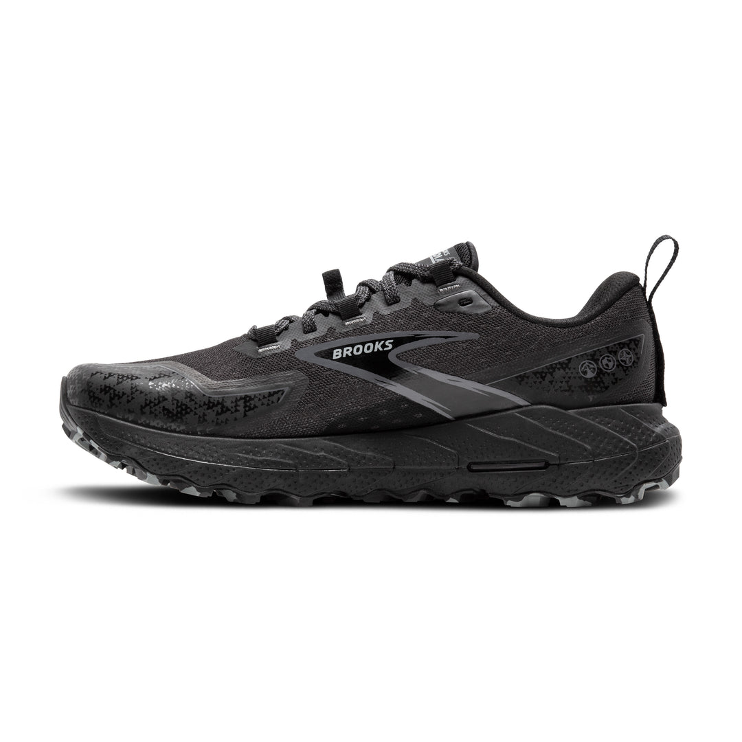 Men's Brooks Cascadia 18 Color: Black/Black Pearl/Grey 4