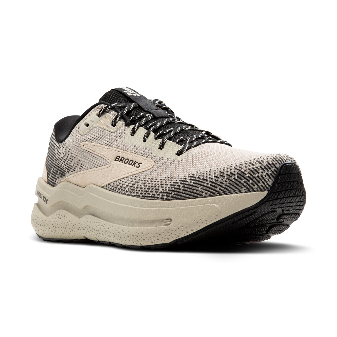 Men's Brooks Ghost Max 2 Color: Pelican/Pelican/Black 1