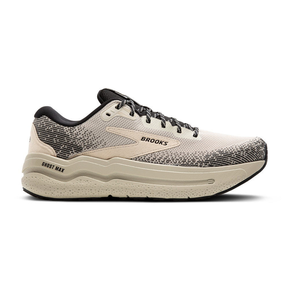 Men's Brooks Ghost Max 2 Color: Pelican/Pelican/Black 2