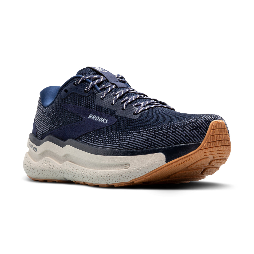 Men's Brooks Ghost Max 2 Color: Peacoat/Stone/Biscuit 1