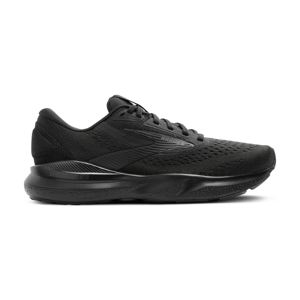 Men's Brooks Adrenaline GTS 24 Color: Black/Black/Ebony (WIDE WIDTH) 2