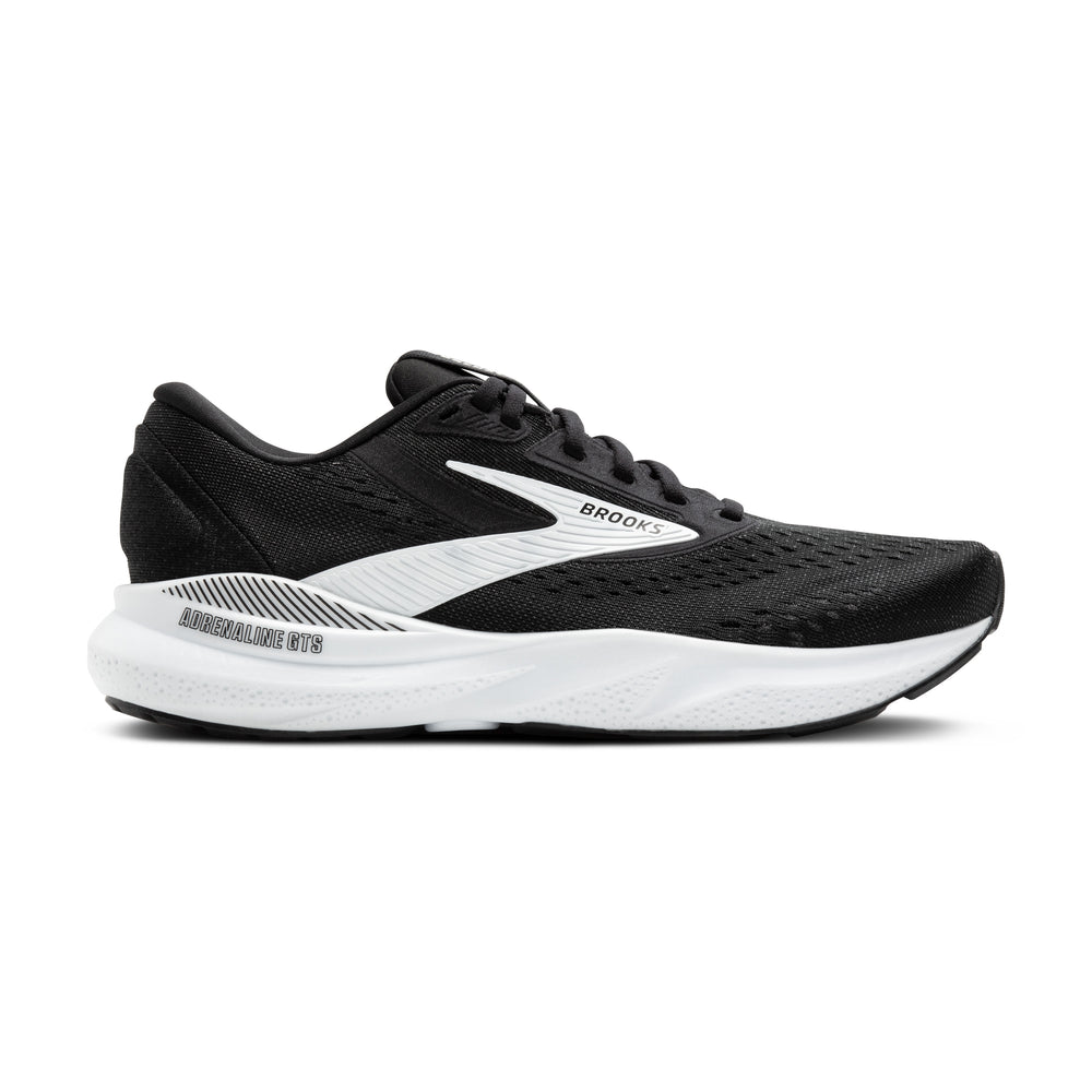 Men's Brooks Adrenaline GTS 24 Color: Black/White (WIDE WIDTH) 2