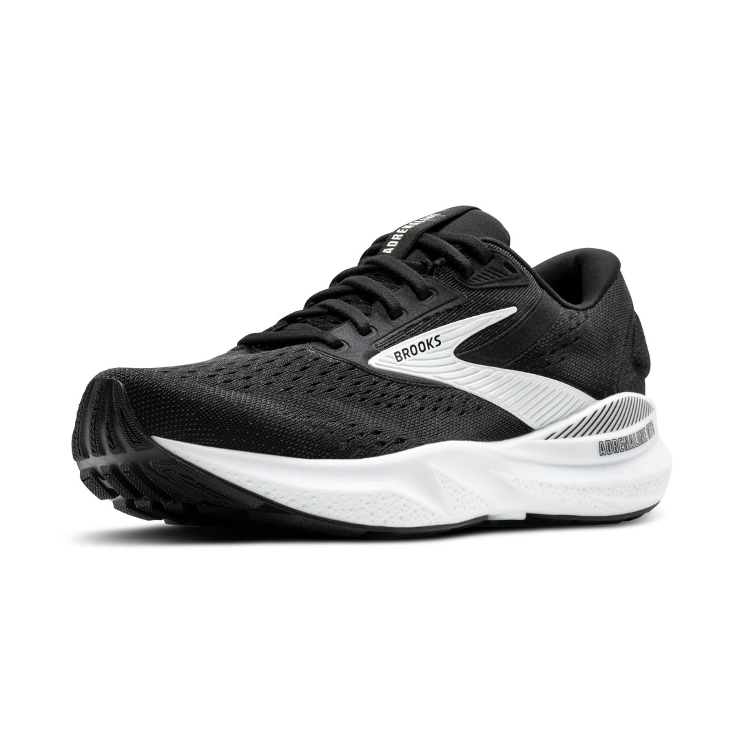 Men's Brooks Adrenaline GTS 24 Color: Black/White (WIDE WIDTH) 7