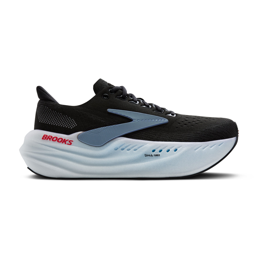 Men's Brooks Glycerin Max Color: Black/Ebony/Winter Sky 2