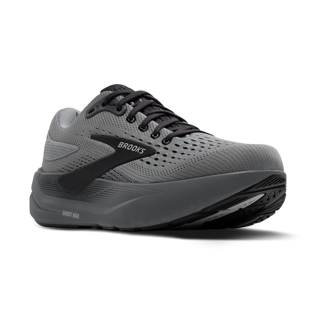 Men's Brooks Ghost Max 3 Color: Primer Grey/Ebony (WIDE WIDTH) 1