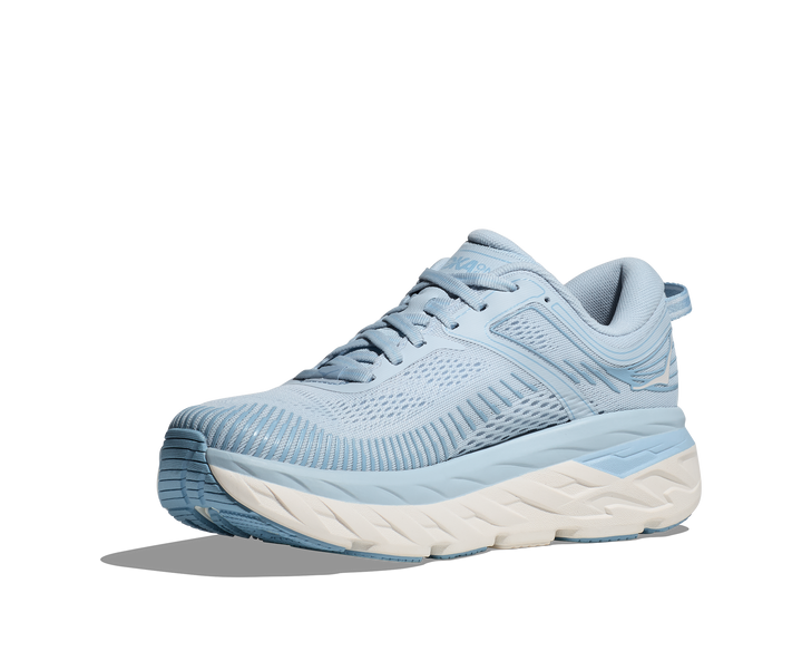 Women's Hoka Bondi 7 Color: Ice Water / White  2