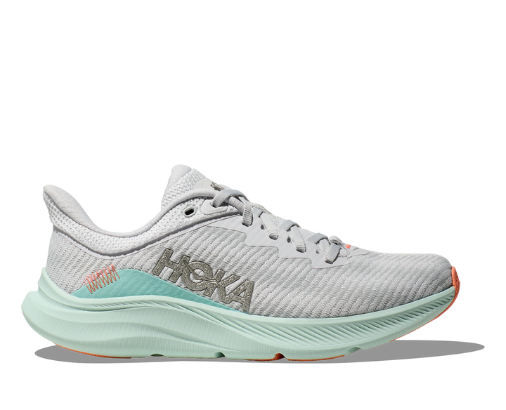 Women's Hoka Solimar Color: Stardust / Aqua Breeze 3