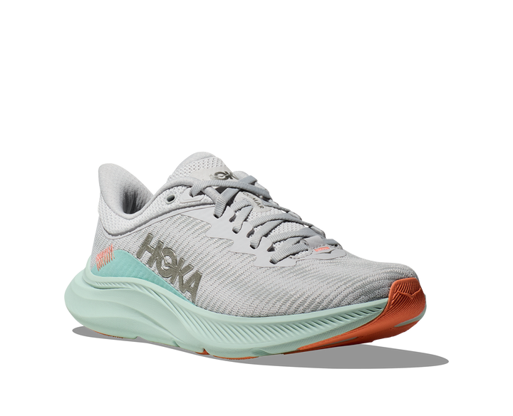 Women's Hoka Solimar Color: Stardust / Aqua Breeze 1