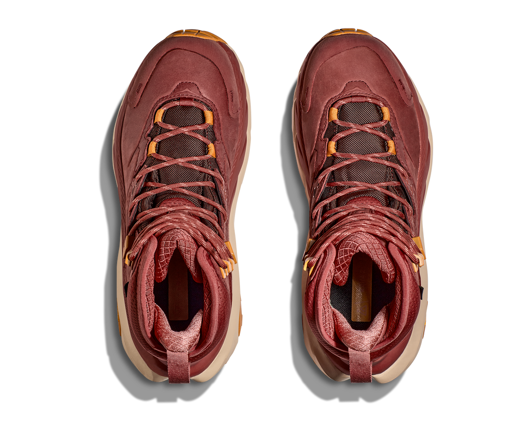 Women's Hoka Kaha 2 GTX Color: Hot Sauce / Shifting Sand