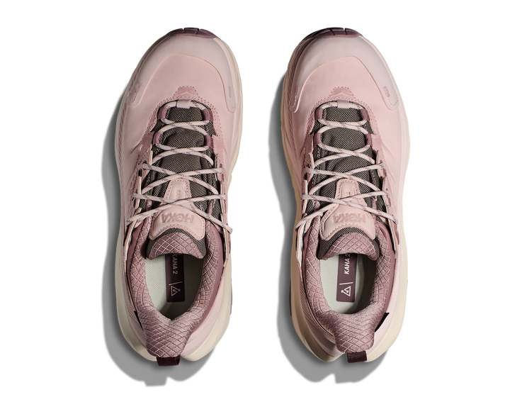 Women's Hoka Kaha 2 Low GTX Color: Cosmic Pearl/Oat Milk 4