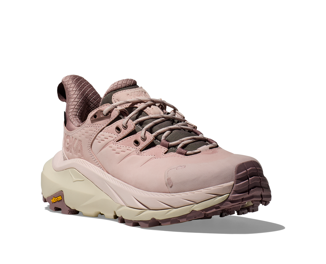 Women's Hoka Kaha 2 Low GTX Color: Cosmic Pearl/Oat Milk 1