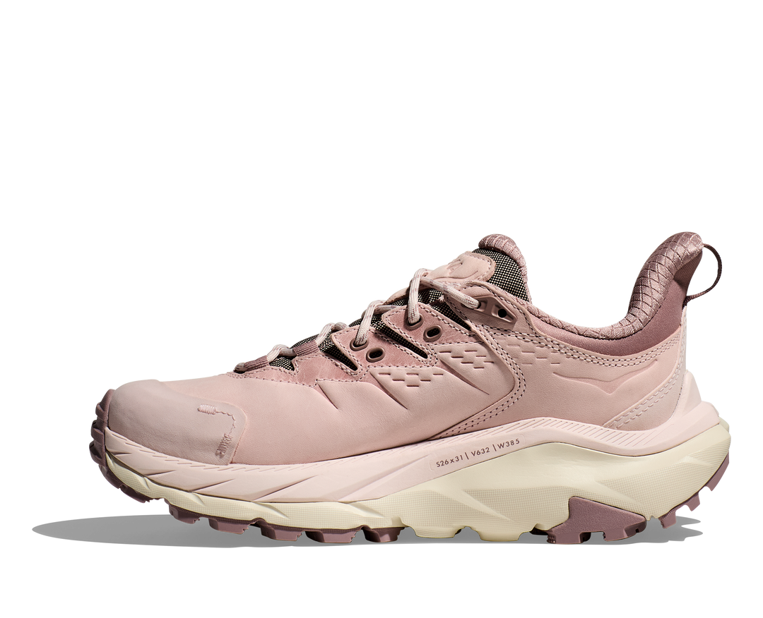 Women's Hoka Kaha 2 Low GTX Color: Cosmic Pearl/Oat Milk 8