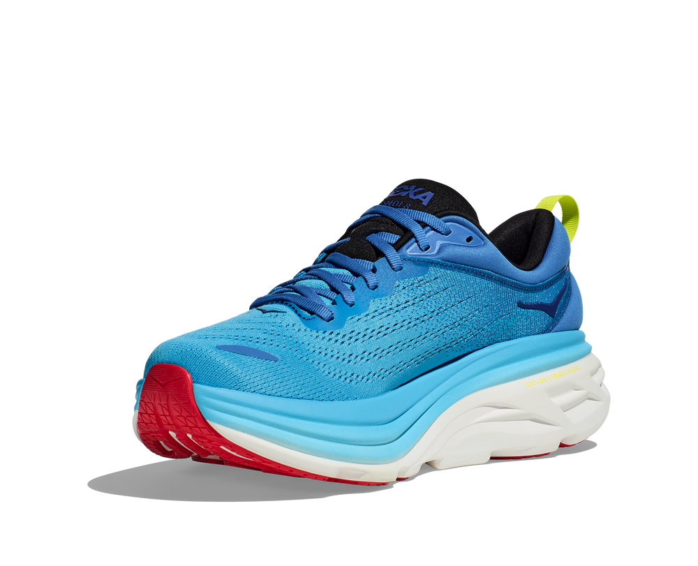 Men's Hoka Bondi 8 Color: Virtual Blue / Swim Day 3