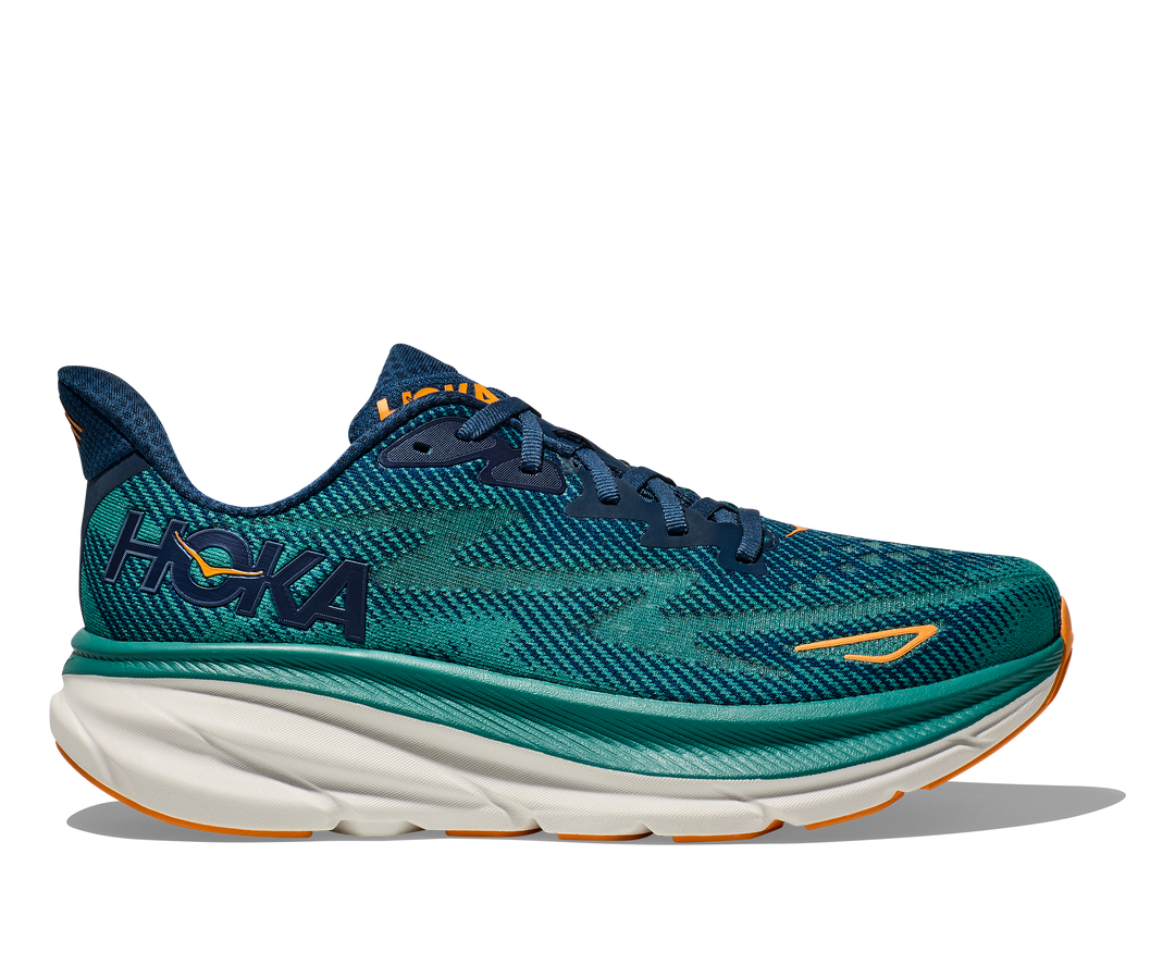 Men's Hoka Clifton 9 Color: Midnight /Oceanic 3