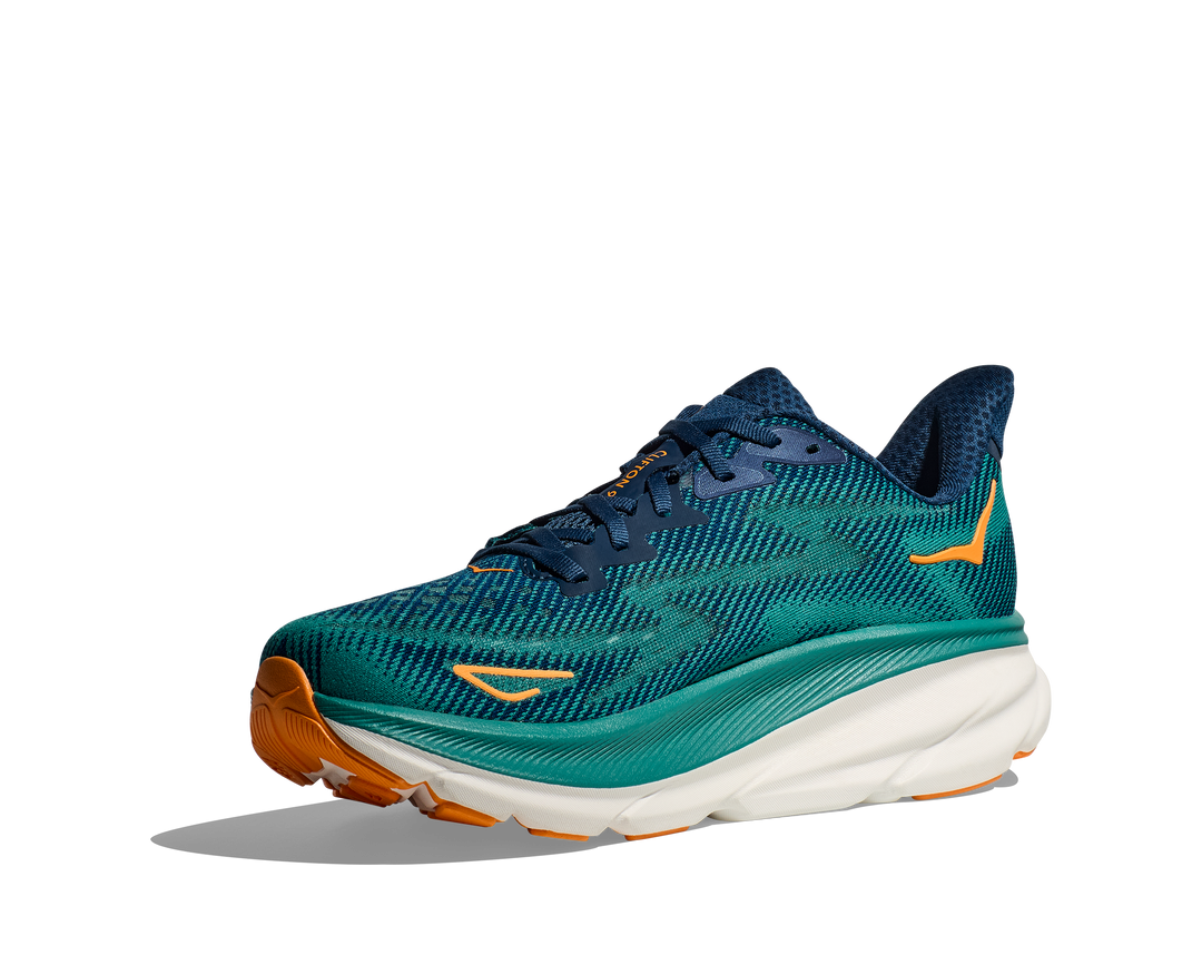 Men's Hoka Clifton 9 Color: Midnight /Oceanic 2