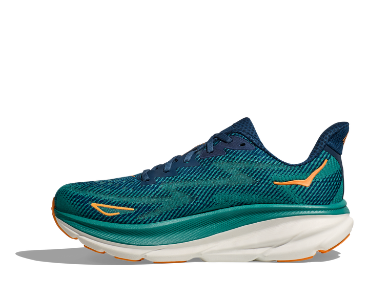 Men's Hoka Clifton 9 Color: Midnight /Oceanic 7