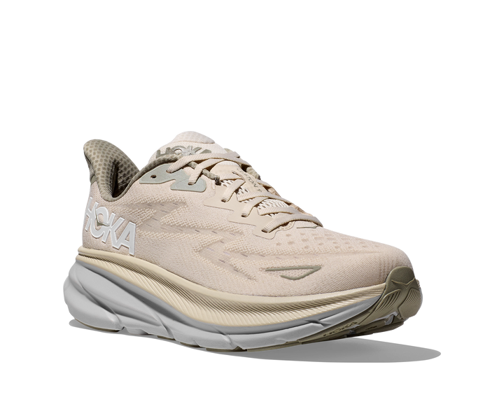 Men's Hoka Clifton 9 Color: Oat Milk / Barley 1