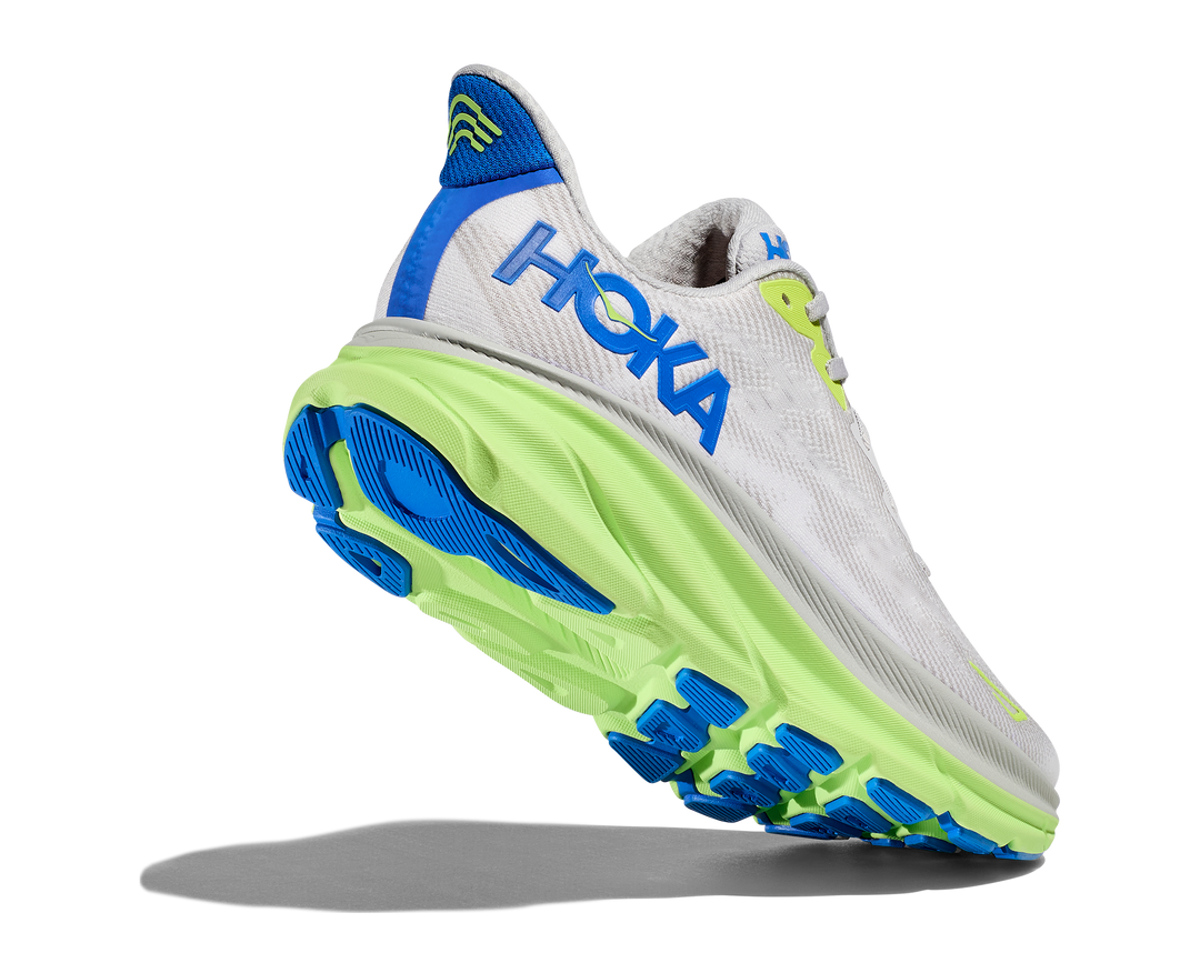 Men's Hoka Clifton 9 Color: Stardust / Cobalt 5