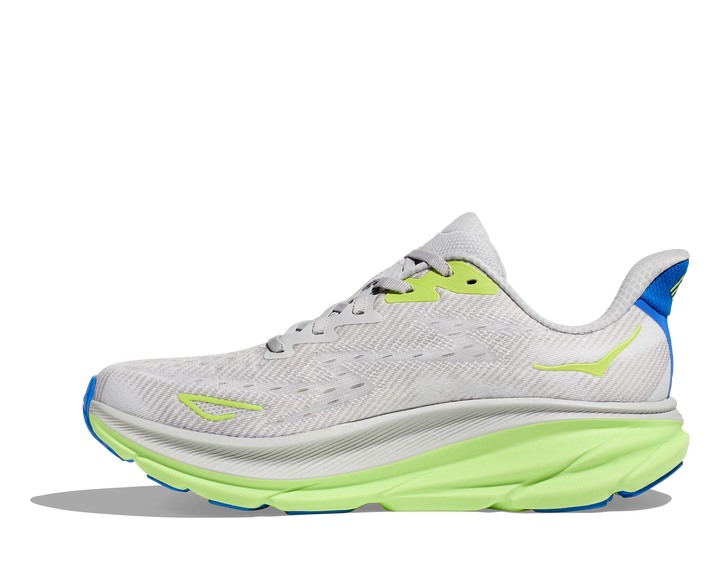 Men's Hoka Clifton 9 Color: Stardust / Cobalt 8