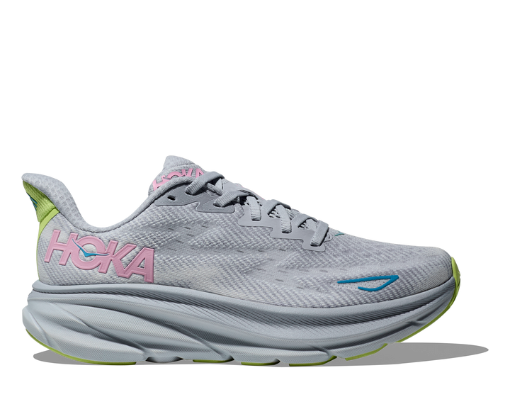 Women's Hoka Clifton 9 Color: Gull/Sea Ice (WIDE WIDTH) 4