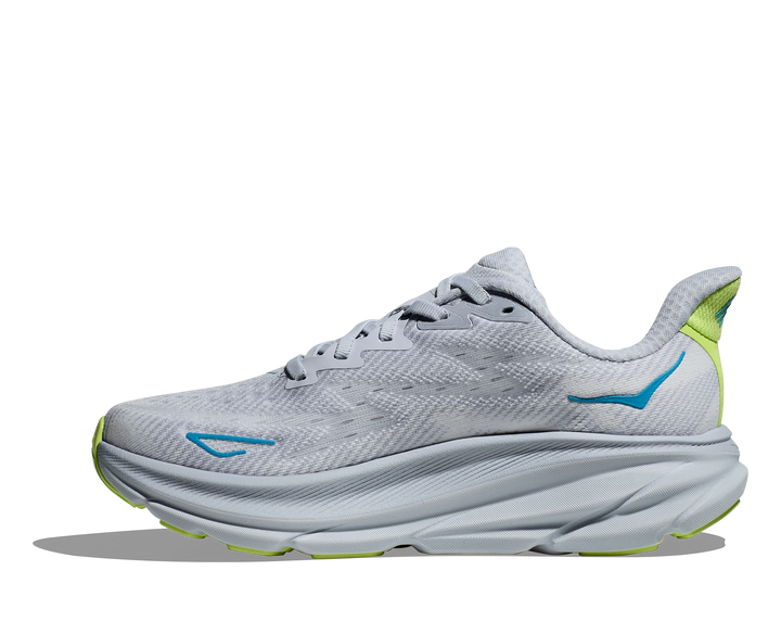 Women's Hoka Clifton 9 Color: Gull/Sea Ice (WIDE WIDTH) 6