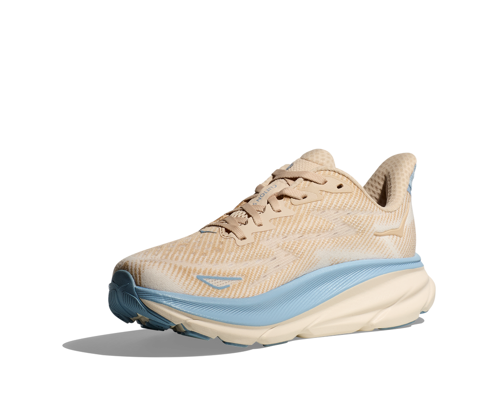 Women's Hoka Clifton 9 Color: Oak/ Alabaster 2