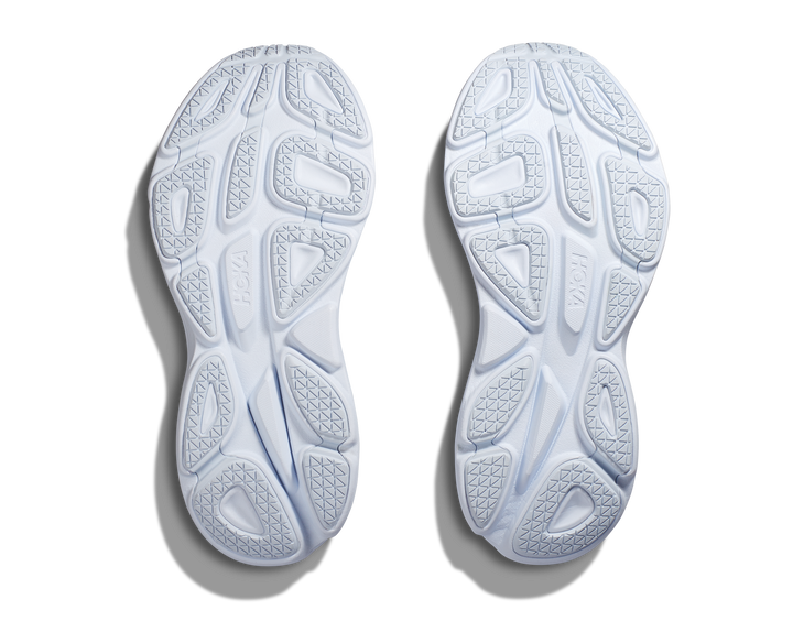 Women's Hoka Bondi 8 Color: White/White (WIDE WIDTH) 4