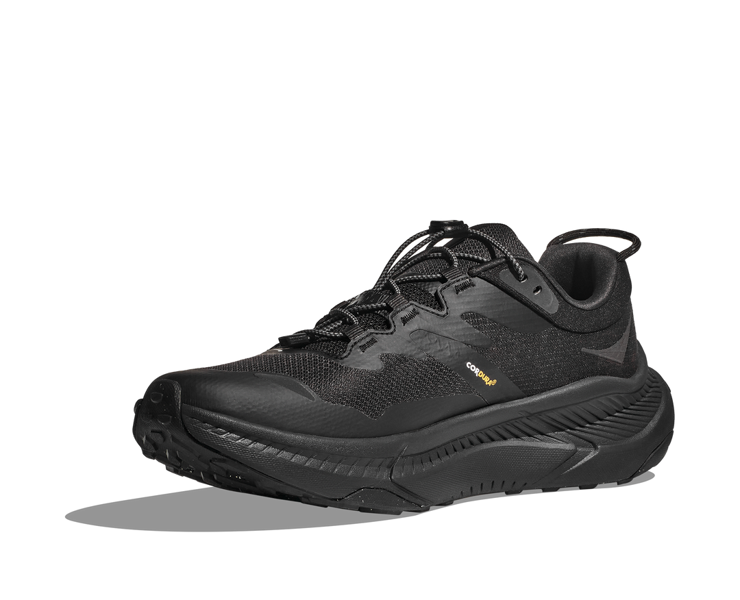 Men's Hoka Transport GTX Color: Black / Black 2