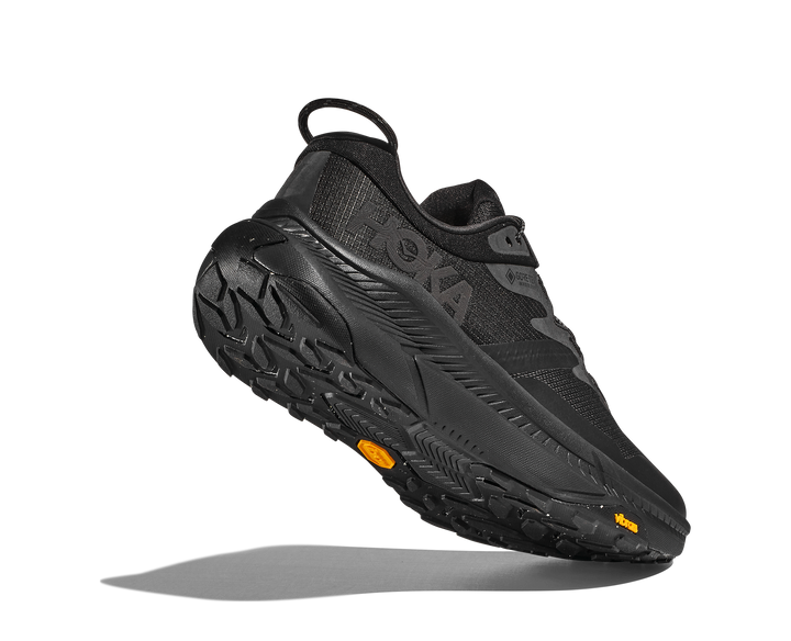 Men's Hoka Transport GTX Color: Black / Black 3