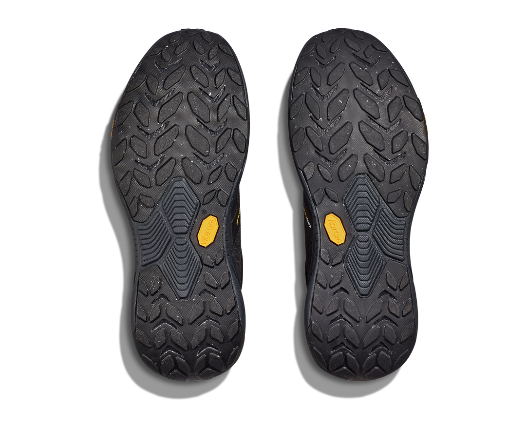 Men's Hoka Transport GTX Color: Black / Black 8