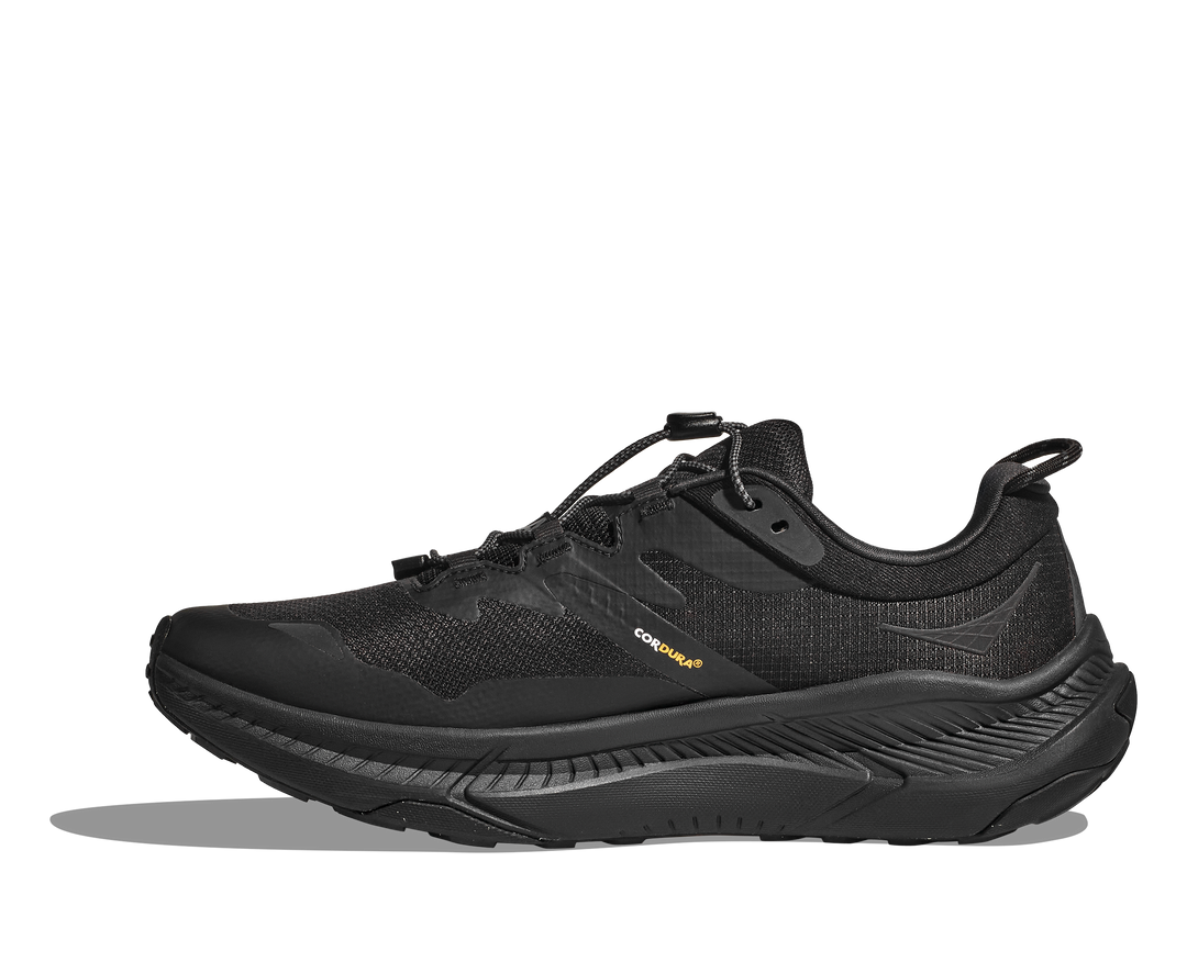 Men's Hoka Transport GTX Color: Black / Black 9