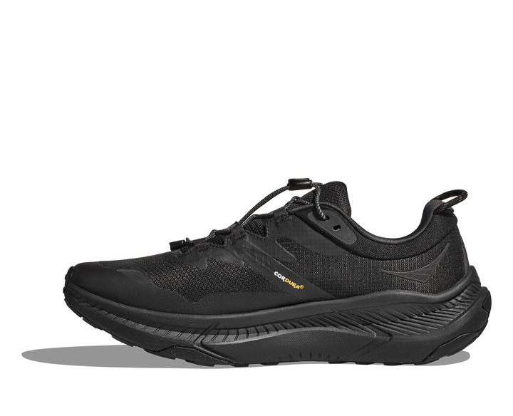 Men's Hoka Transport GTX Color: Black / Black 9