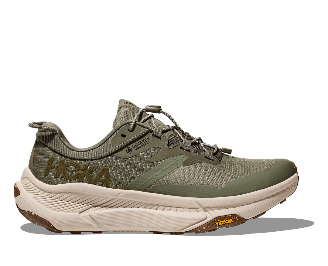 Men's Hoka Transport GTX Color: Slate / Oat Milk  3