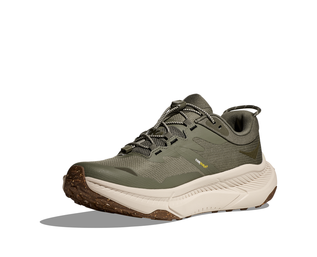 Men's Hoka Transport GTX Color: Slate / Oat Milk  2