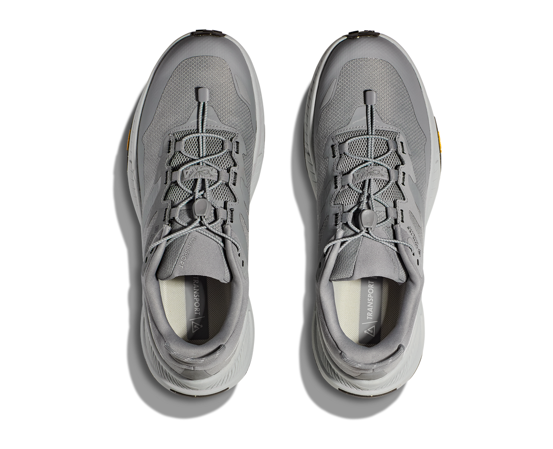 Men's Hoka Transport GTX Color: Galactic Grey / Stardust 4