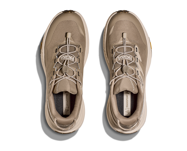 Women's Hoka Transport GTX Color: Dune / Eggnog 4