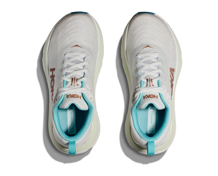 Women's Hoka Gaviota 5 Color: Frost / Rose Gold (WIDE WIDTH) 6