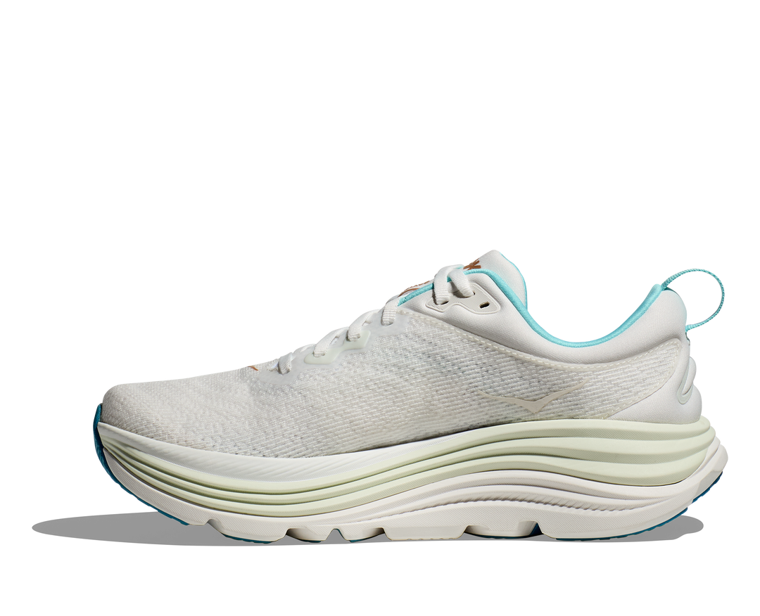 Women's Hoka Gaviota 5 Color: Frost / Rose Gold (WIDE WIDTH) 7