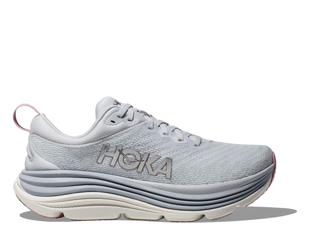 Women's Hoka Gaviota 5 Color: Sea Ice / Pink Twilight (WIDE WIDTH) 3