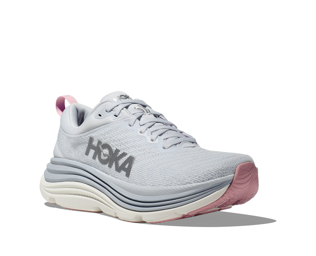 Women's Hoka Gaviota 5 Color: Sea Ice / Pink Twilight (WIDE WIDTH) 1