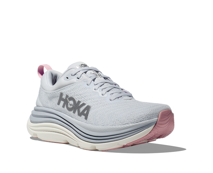 Women's Hoka Gaviota 5 Color: Sea Ice / Pink Twilight (WIDE WIDTH) 1