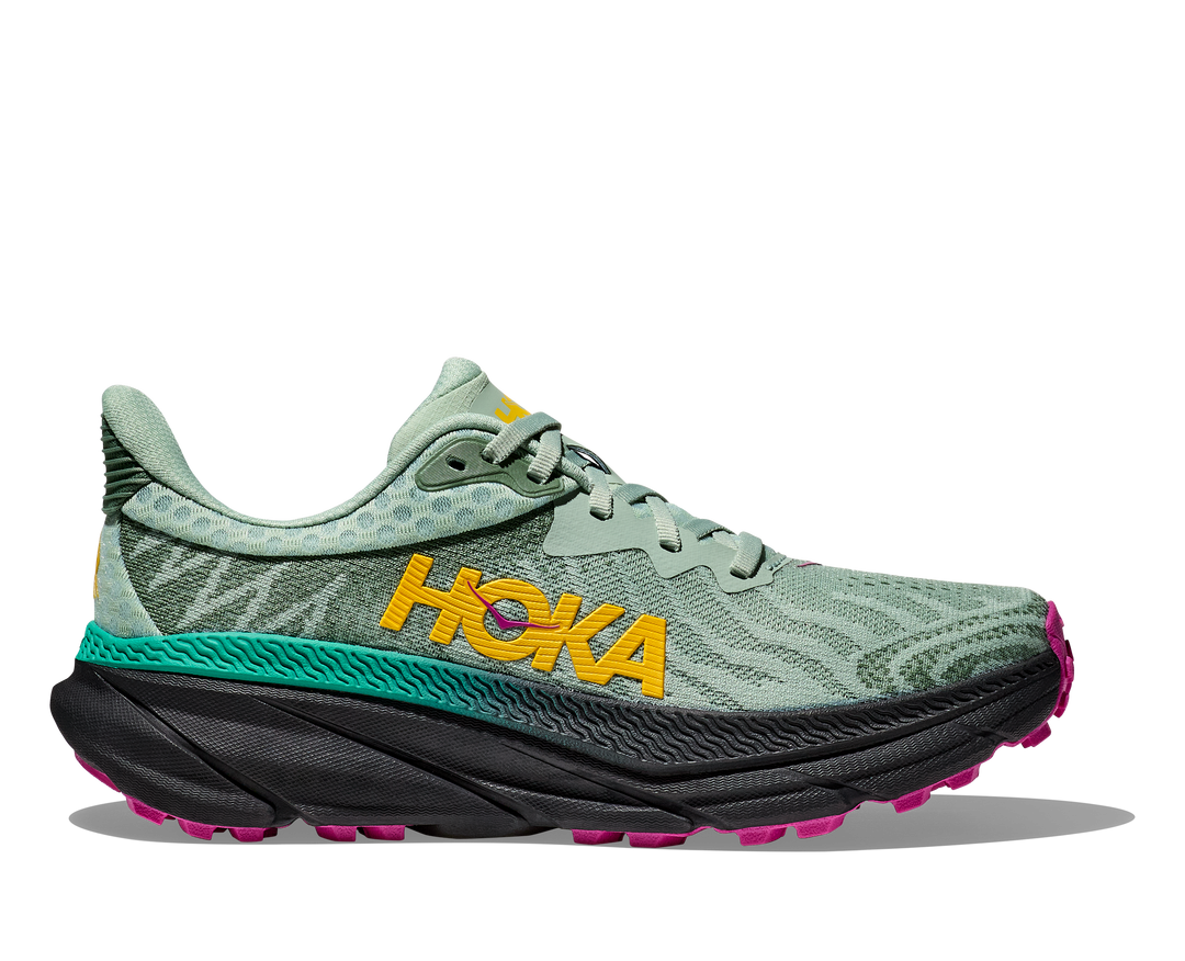 Women's Hoka Challenger 7 Color: Aloe Vera/ Black 3