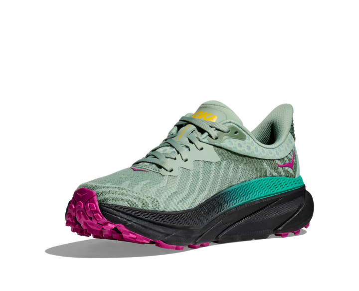 Women's Hoka Challenger 7 Color: Aloe Vera/ Black 2