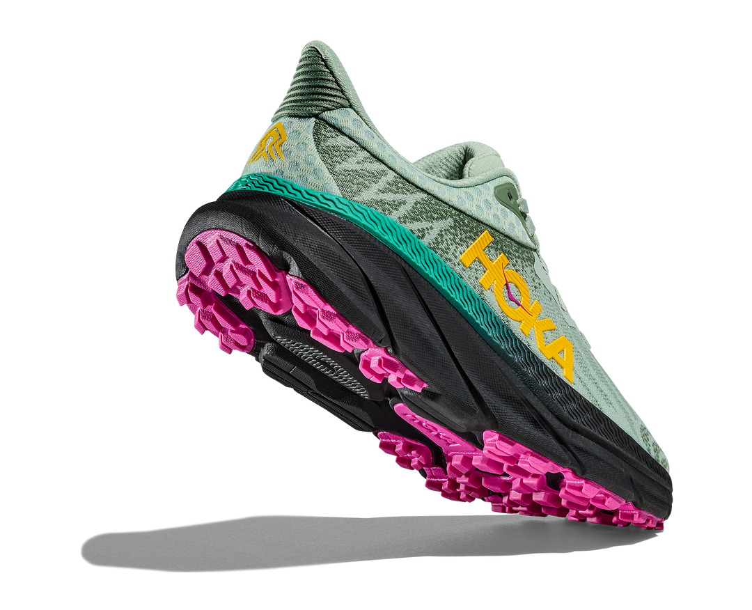 Women's Hoka Challenger 7 Color: Aloe Vera/ Black 5